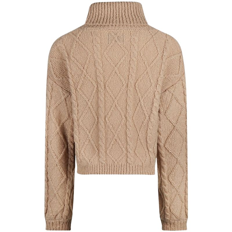 No Way Monday strikket genser til barn, Taupe
