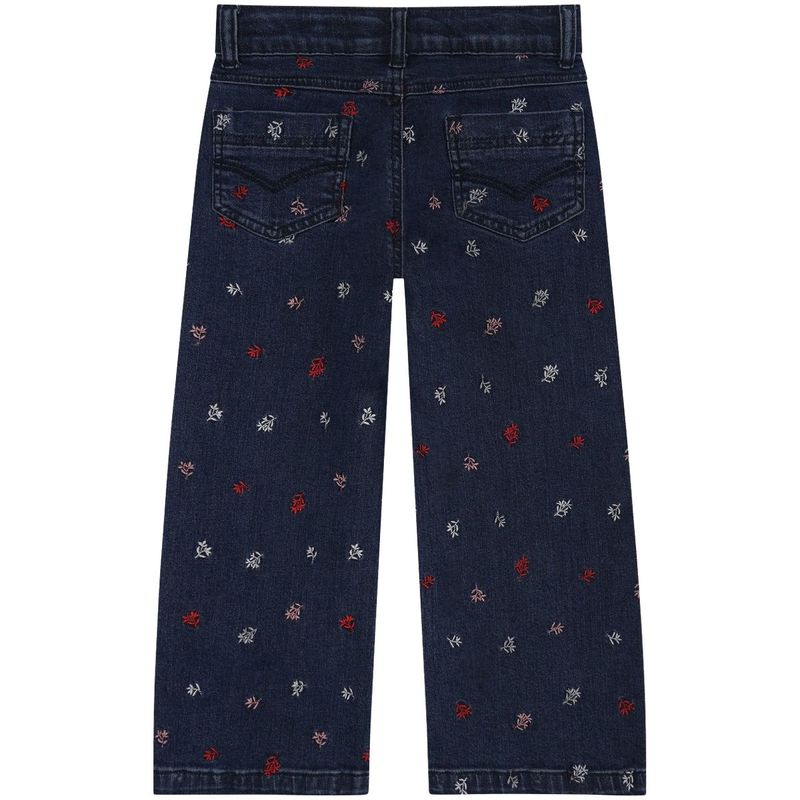 Minymo straight jeans til barn, Faded Denim