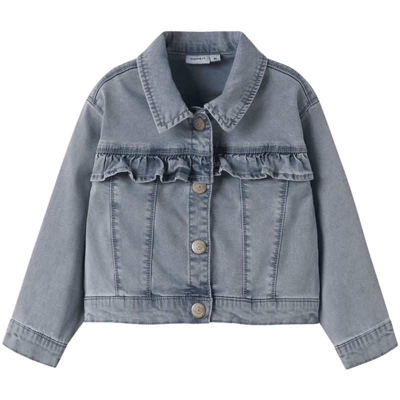 Name It Nmfjulia denimjakke til småbarn, Light Blue Denim