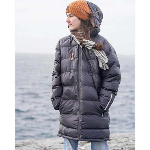 Hovedbilde Kattnakken Sludd lang bobleregnjakke til voksen, ...