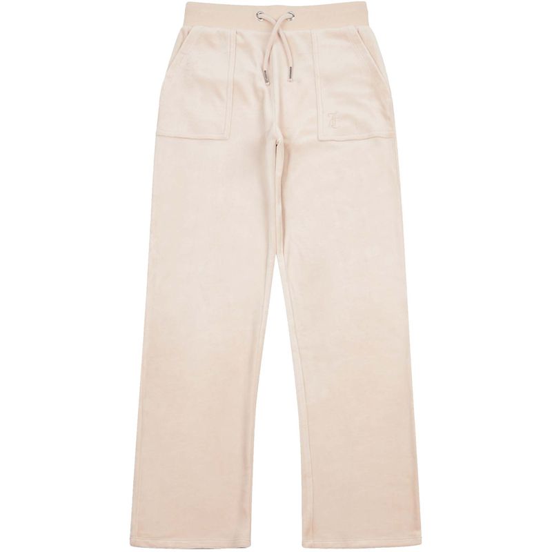 Juicy Couture Tonal velour joggebukse, Gray Morn