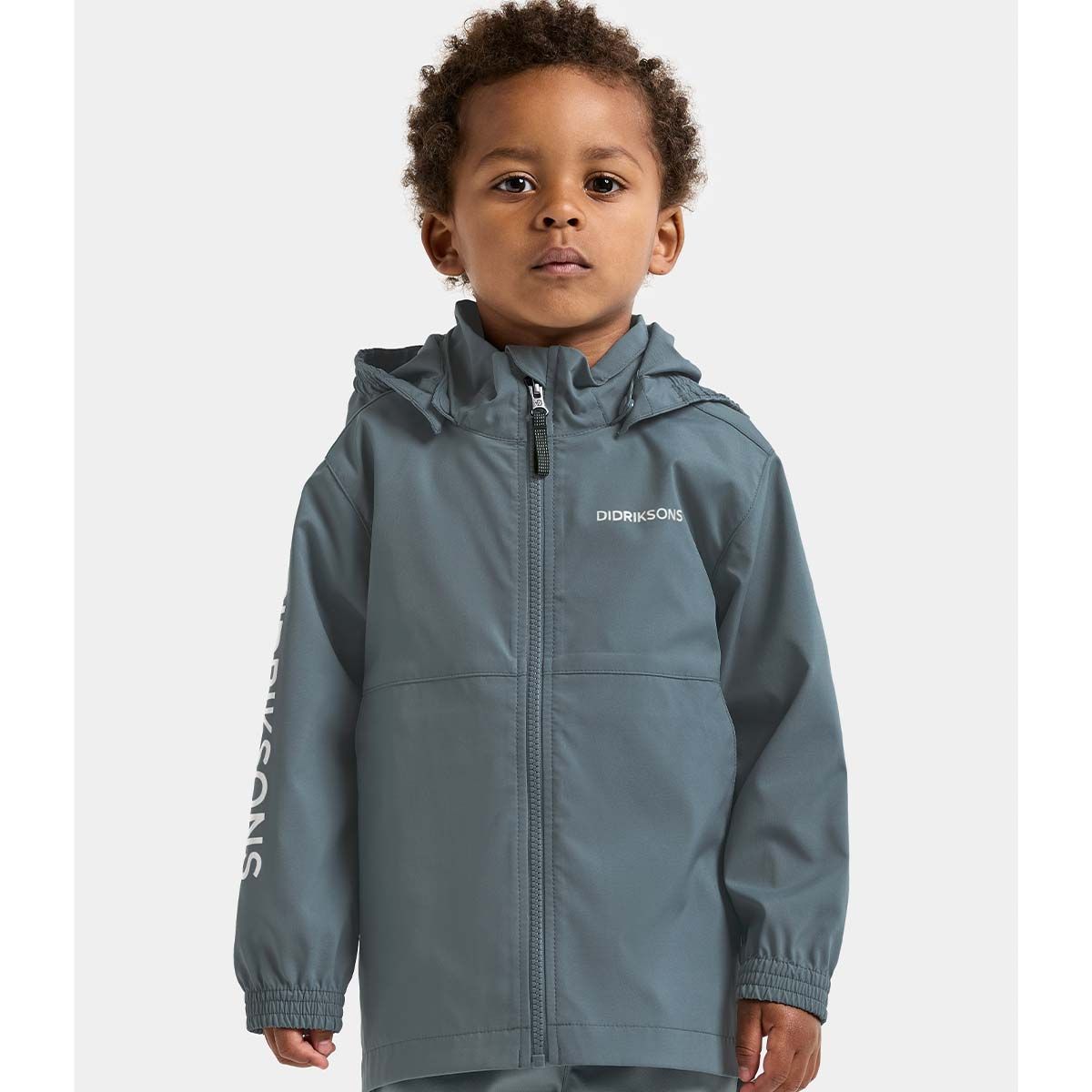 Didriksons Hallon skalljakke til barn, Factory Blue