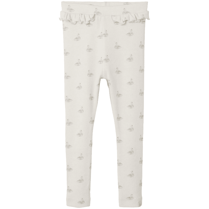 Lil' Atelier Nmfgavo leggings til småbarn, Pastel Parchment
