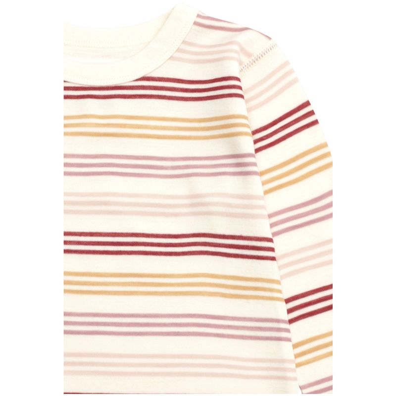 Hust and Claire Abba 3 Stripes ull/bambus genser, Off White
