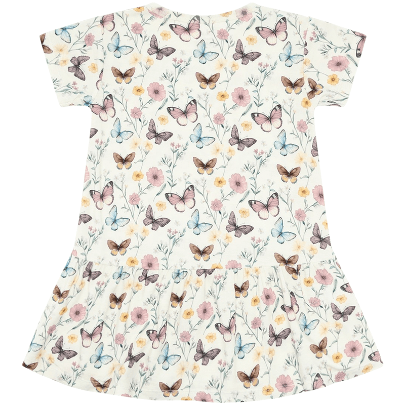 Hust and Claire Hcfuia Butterfly kjole i bambus, Ivory