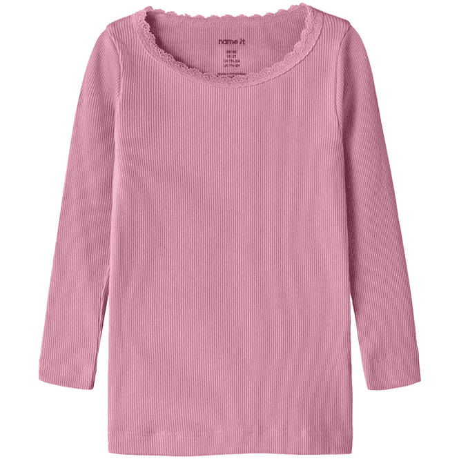 Hovedbilde Name It Kab ribb genser barn og baby, Lilas