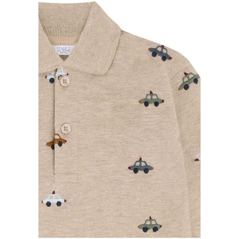 Hust and Claire Hcstevie Police pologenser, Beige Melange