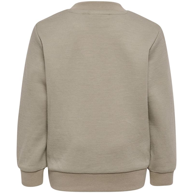 Hummel Hmlmini Bee genser i ull/bomull, Vintage Khaki