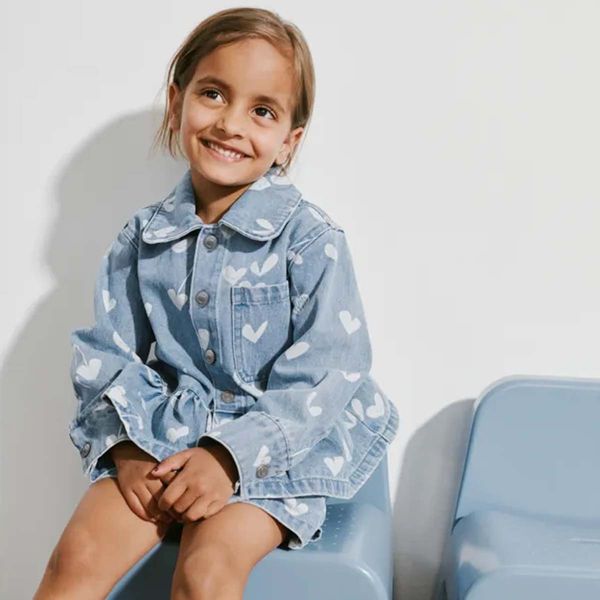 Hovedbilde Liewood Kenza denim skjorte til barn, Sweethearts