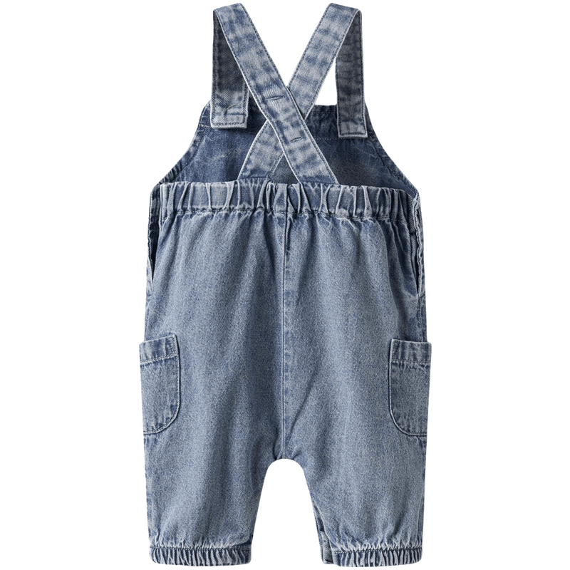 Lil' Atelier Nbntaya overall til baby, Medium Blue Denim