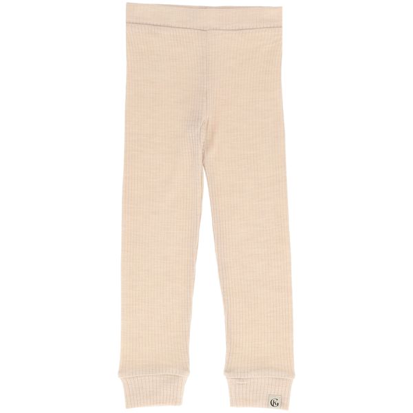 Hovedbilde Gullkorn Chalk bukse i ull/bambus til barn, Beige
