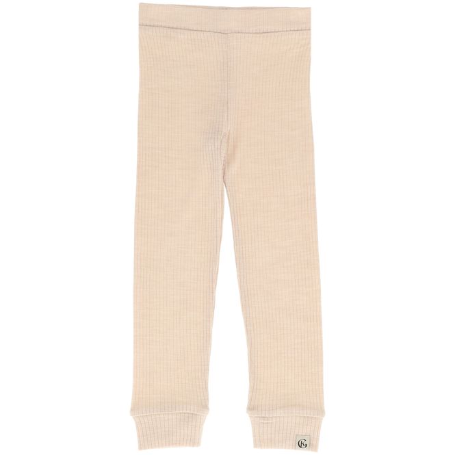 Hovedbilde Gullkorn Chalk bukse i ull/bambus til barn, Beige