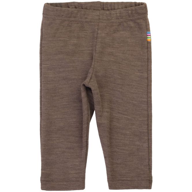 Hovedbilde Joha leggings i ull/silke til baby, Brown