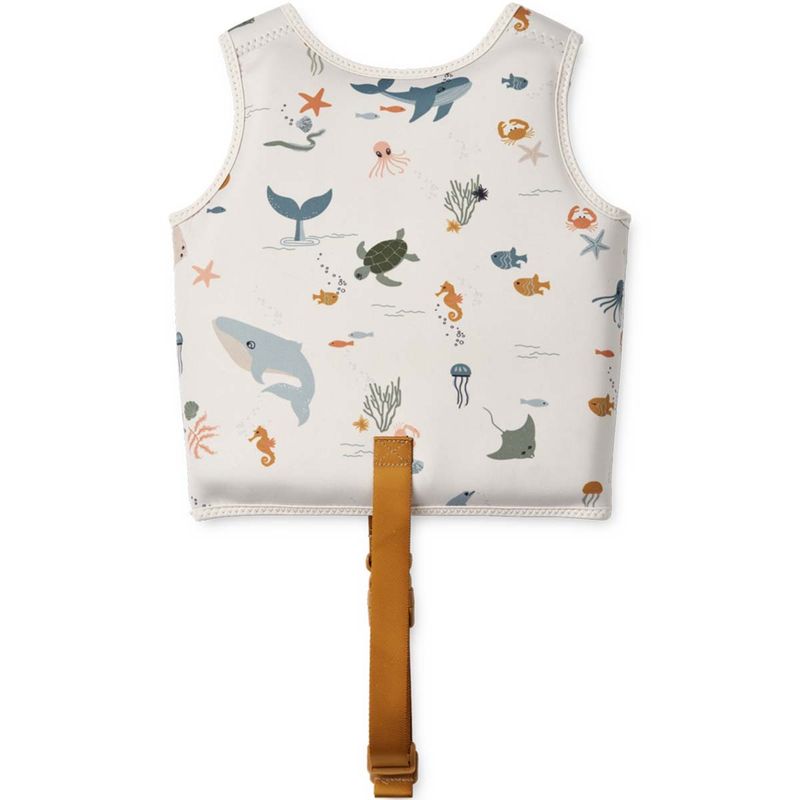 Liewood Dove svømmevest til barn, Sea creatures/Sandy