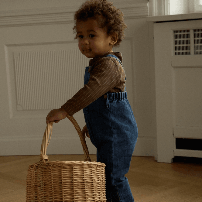 Hovedbilde Lil' Atelier Nbmobello denim overall, Dark Blue ...