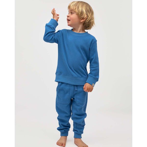 Hovedbilde Gullkorn Migma joggedress-sett til barn, Blå