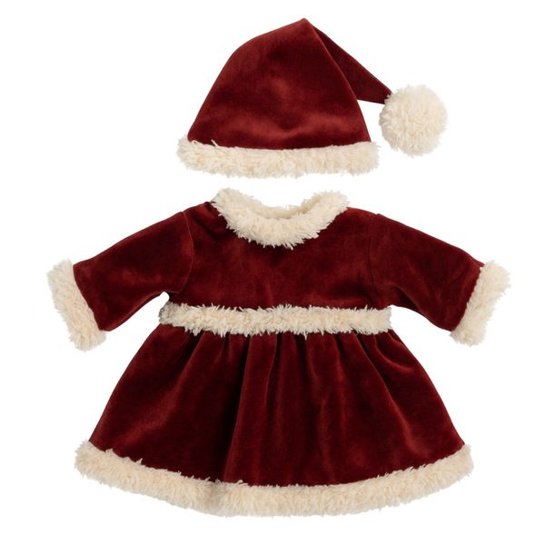 Hovedbilde Konges Sløjd nissekjole til dukke, Jolly Red