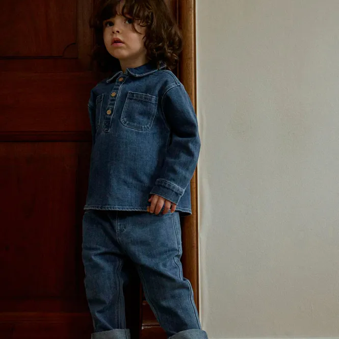Hovedbilde Lil' Atelier Nmmobello loose-fit jeans småbarn, ...