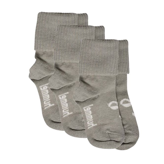 Hovedbilde Hummel Bee 3-Pack sokker til baby, Rock Ridge