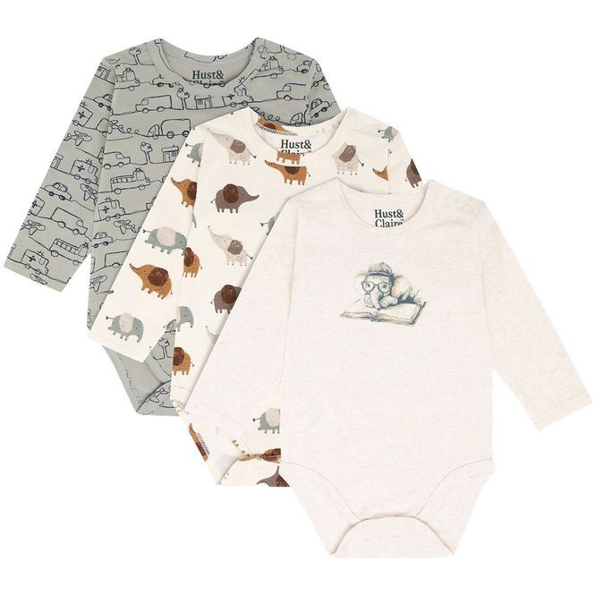Hovedbilde Hust and Claire Hcbertram 3-pack body, Wheat ...
