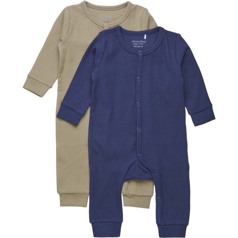 MinyMo 2-pack heldress til baby, Dark Navy