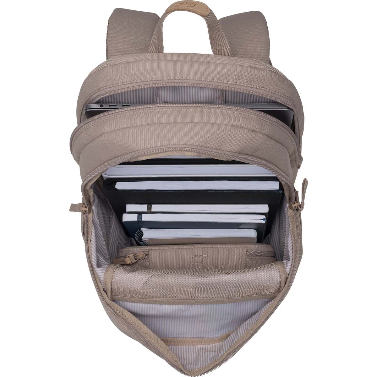Beckmann Urban midi skolesekk 26 L, Beige
