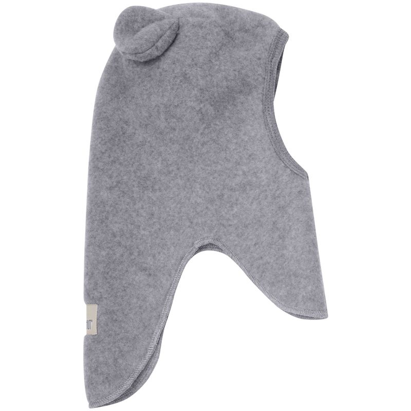 HUTTEliHUT Balaclava Bjørn ullfleece, Medium Grey Mel