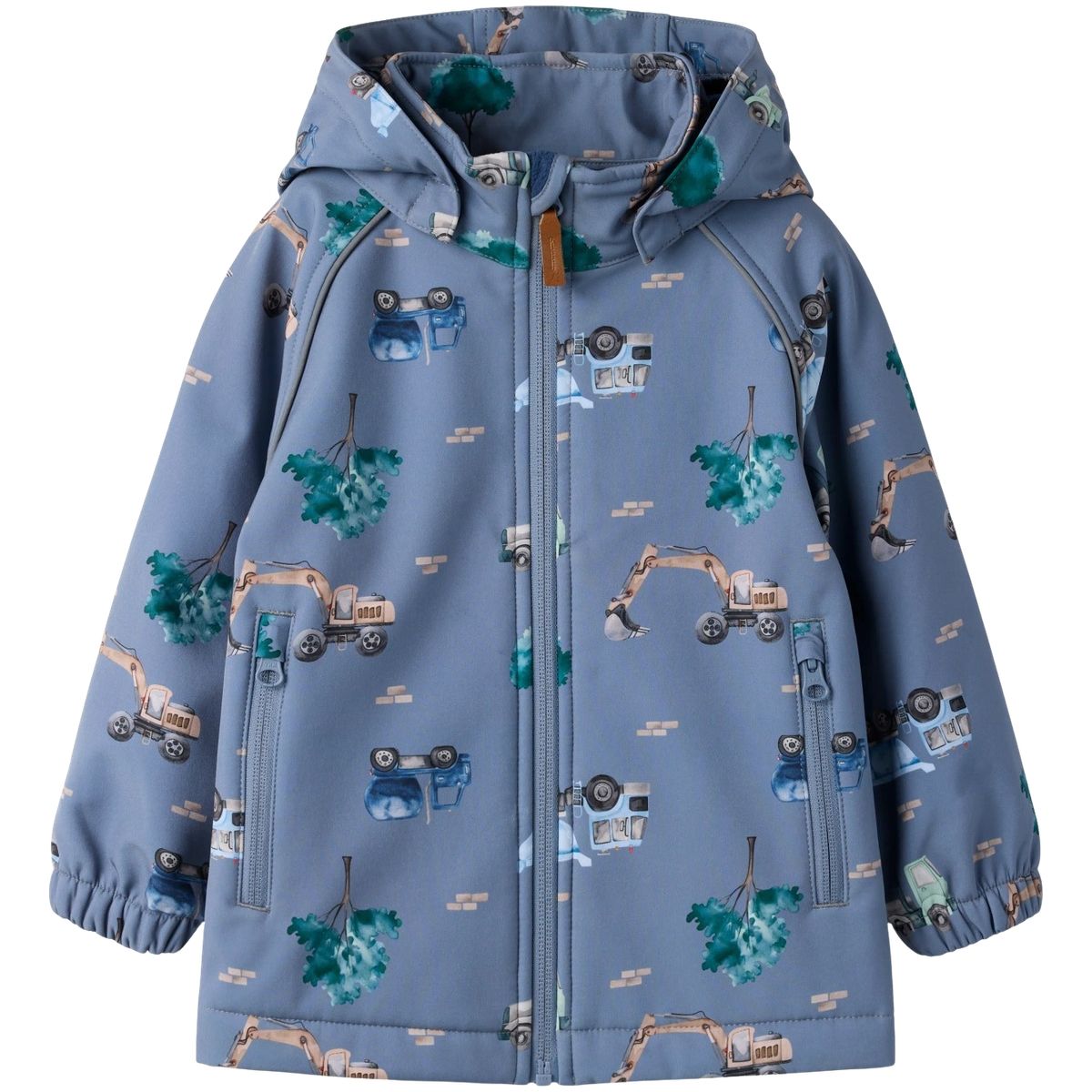 Name It Nmmalfa08 softshelljakke til småbarn, Flint Stone