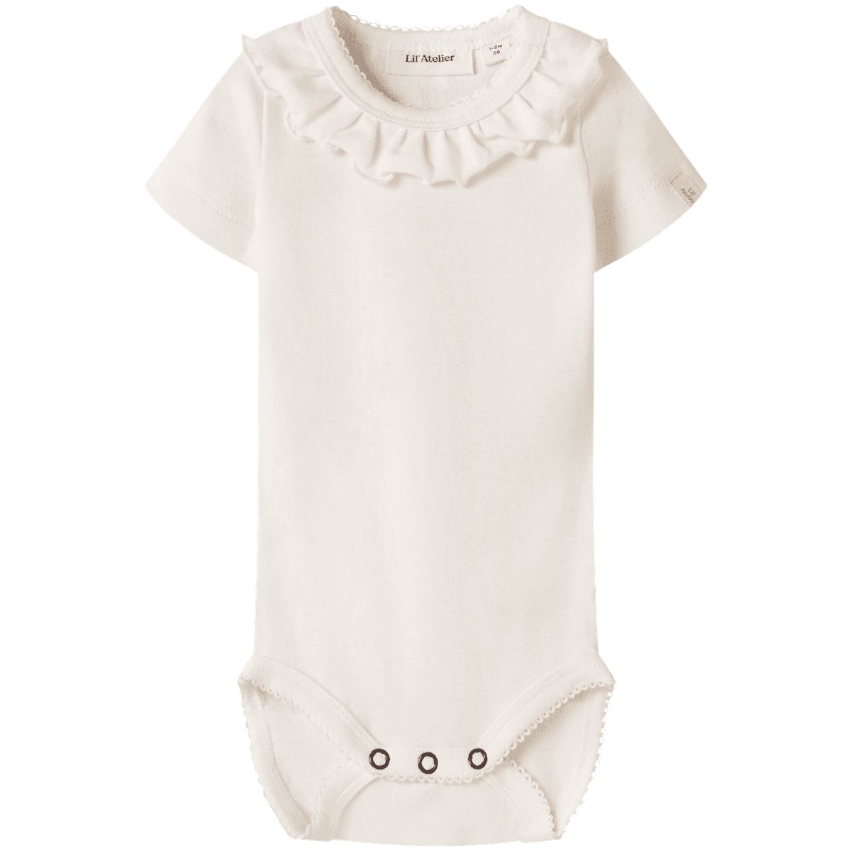 Lil' Atelier Nbfgayo kortermet body, Coconut Milk
