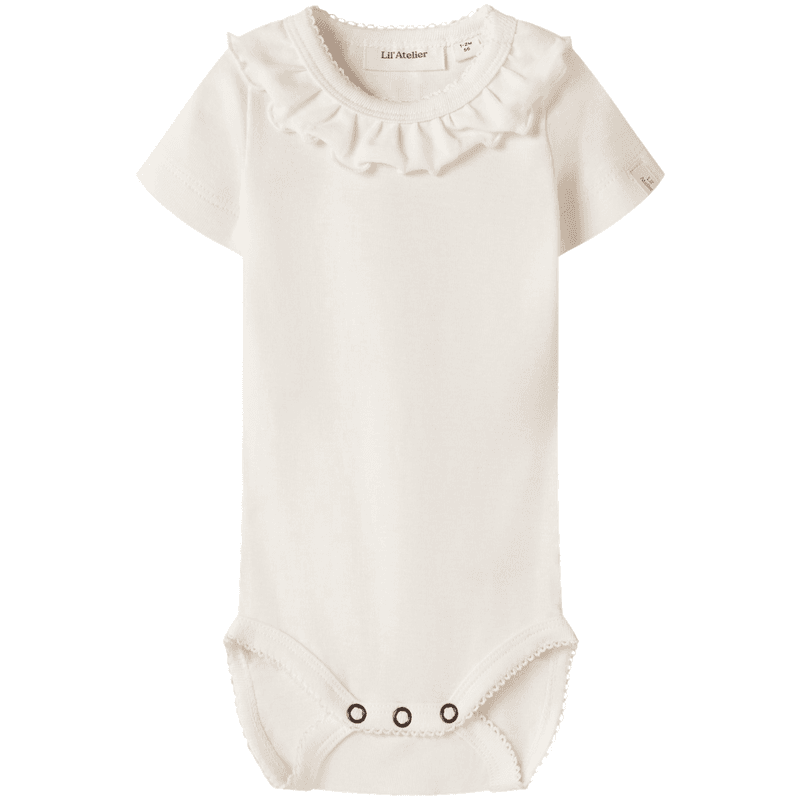 Lil' Atelier Nbfgayo kortermet body, Coconut Milk