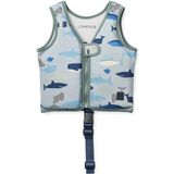 Hovedbilde Liewood Dove svømmevest til barn, Shark/Dove Blue
