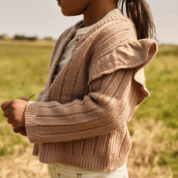 Hovedbilde Lil' Atelier Nmfnomo cardigan i ull til småbarn, ...