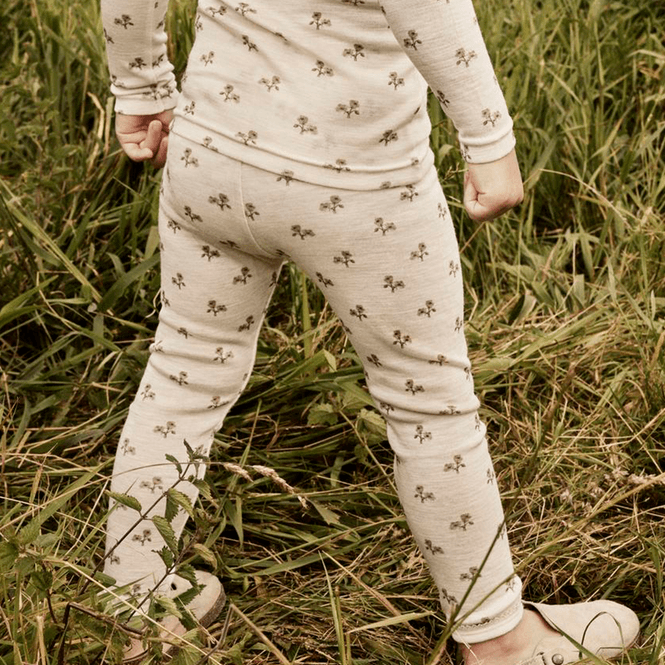 Hovedbilde Lil' Atelier Nmfnalu leggings i ull/modal, ...
