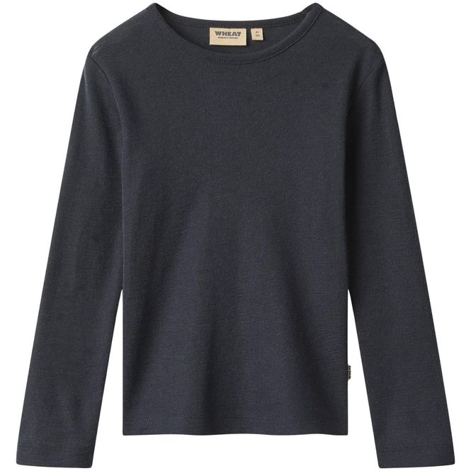 Hovedbilde Wheat Alfie genser i ull til barn, Navy