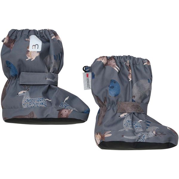 Hovedbilde Minymo overtrekksko til baby, Dark Gull Grey