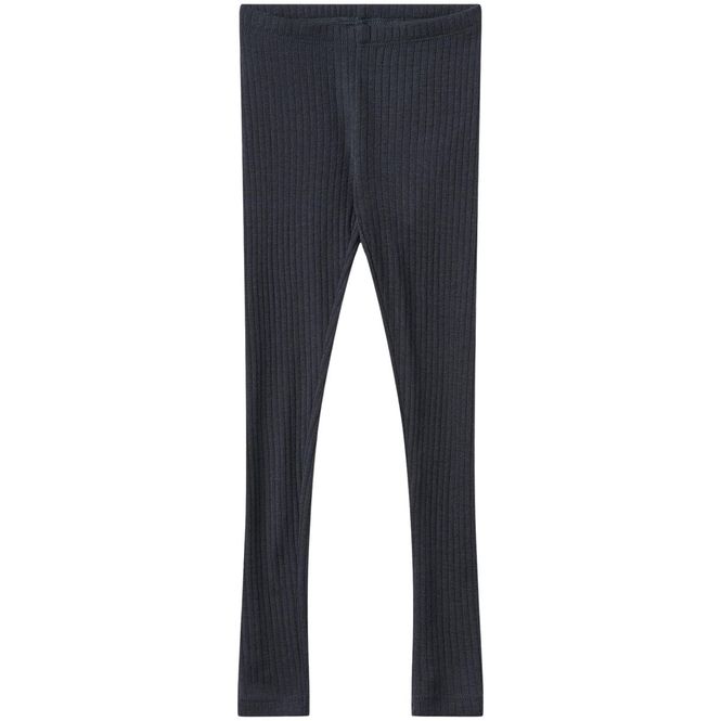 Hovedbilde Wheat Agi leggings i ull/silke til barn, Navy