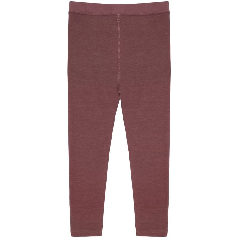 Hust and Claire Hclaki leggings i ull/bambus, Old Rose