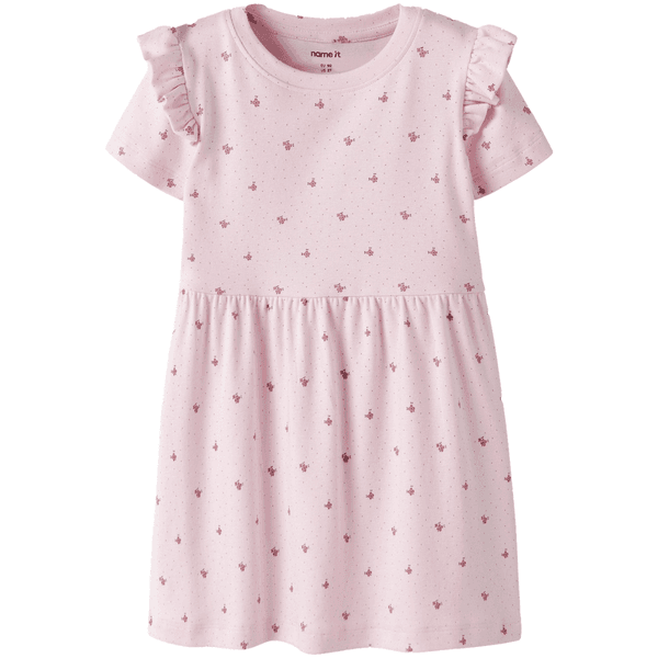 Hovedbilde Name It Nmfhannis kjole til småbarn, Cradle Pink