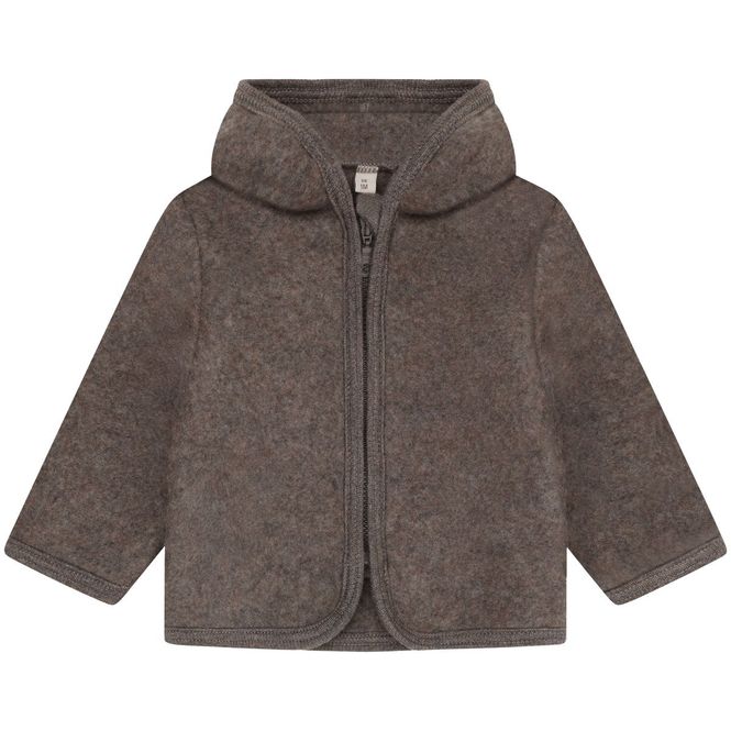 Hovedbilde HUTTEliHUT ullfleece jakke, Brown Melange