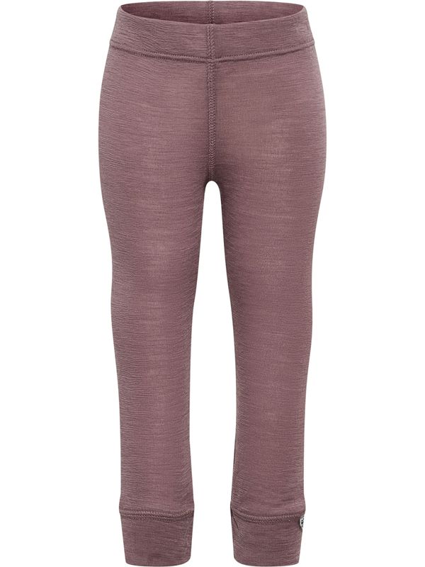 Hummel Hmlmini leggings i ull til baby, Twilight Mauve
