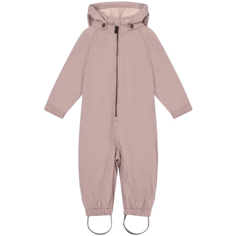 Mini A Ture Arno softshelldress til småbarn, cloudy rose