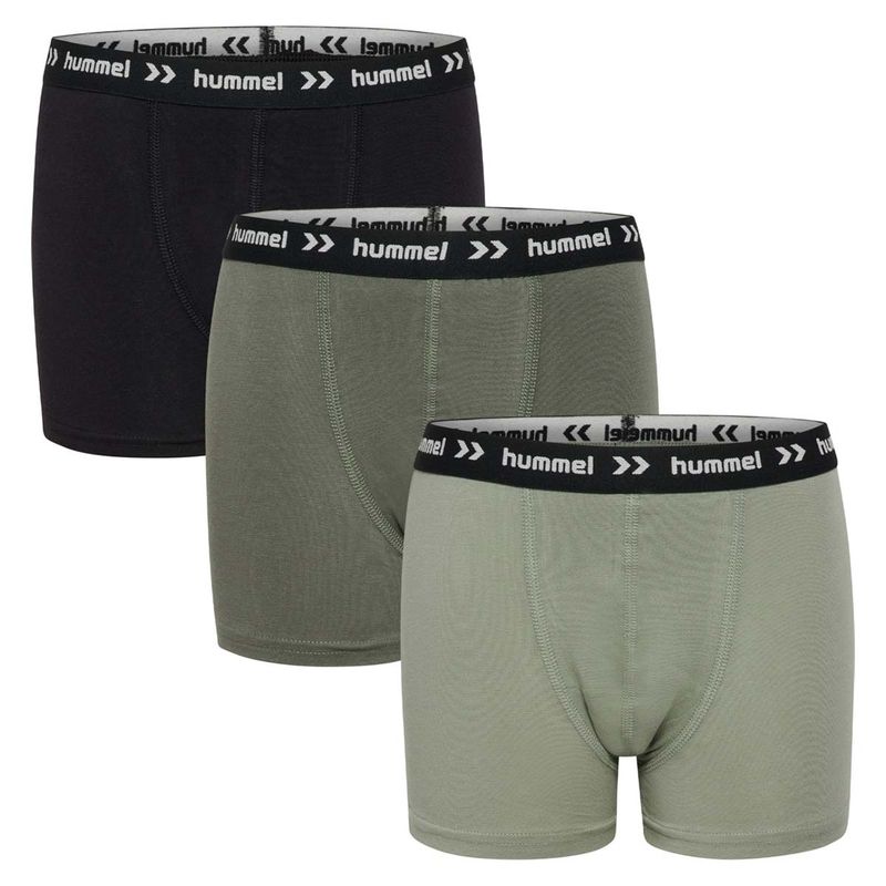 Hummel Hmljr Nalle 3-pack boxer til barn, Castor Gray