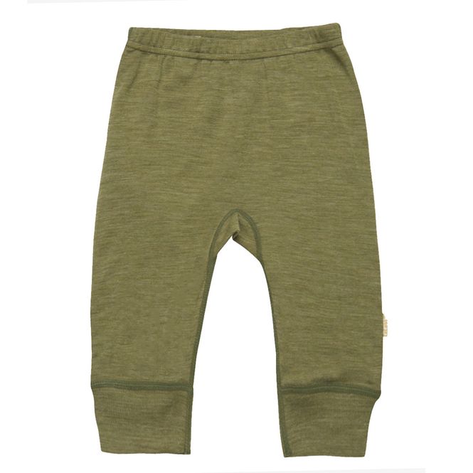 Hovedbilde CeLaVi Harem bukse i ull, Loden Green Melange