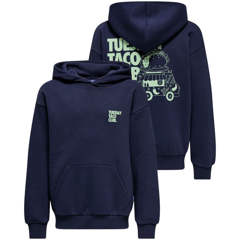 Only & Sons Osjceres hettegenser til barn, Peacoat