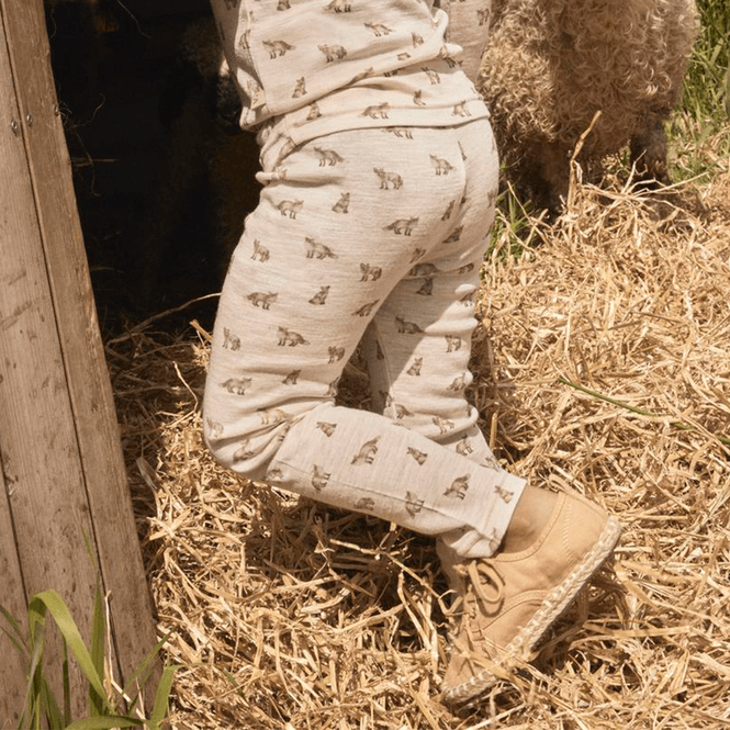 Hovedbilde Lil' Atelier Nmmnalu leggings i ull/modal, ...
