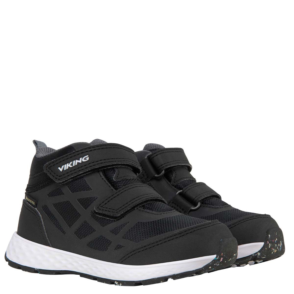 Viking Veme Mid Reflex Gore-Tex overgangssko til barn, Black