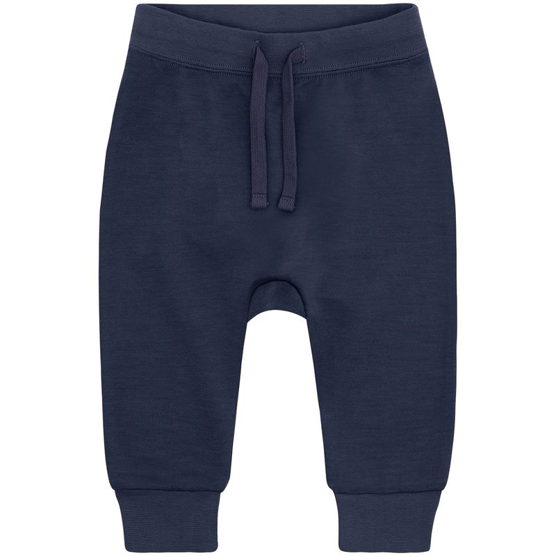 Hust and Claire Gaby ull/bambus bukse, More Navy
