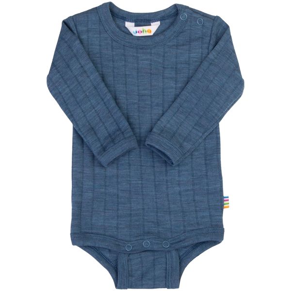 Hovedbilde Joha body i ull/silke, Blue mel.