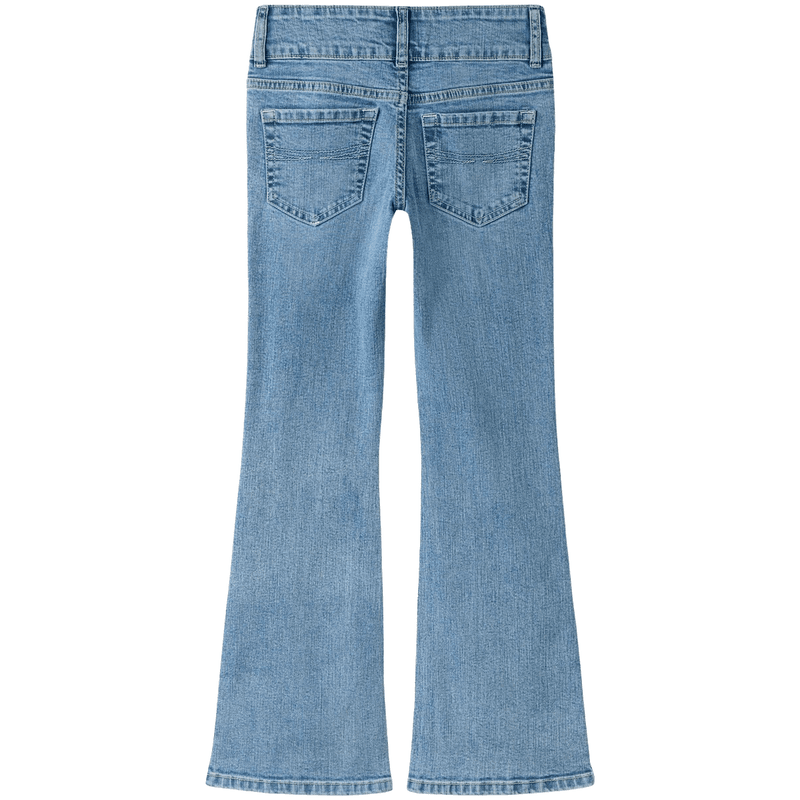 Name It Nkfpolly Bootcut jeans til barn, Medium Blue Denim