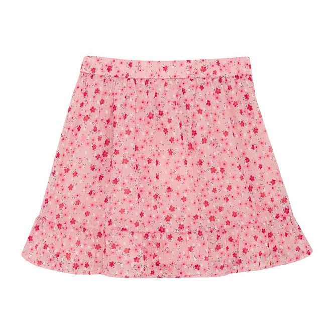 Hovedbilde Creamie Dobby Flower skjørt til barn, Rose Smoke